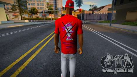Le gars au t-shirt rouge pour GTA San Andreas
