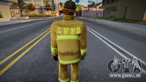 Feuerwehrmann 1 in Schutzmaske für GTA San Andreas