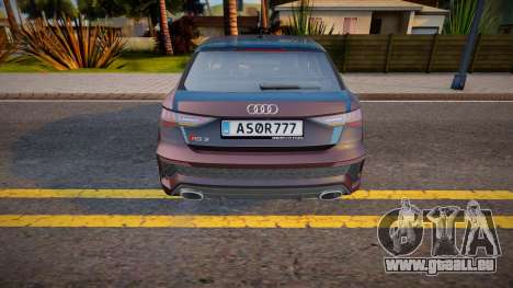 Audi RS3 Y8 2022 pour GTA San Andreas