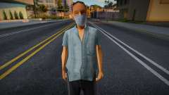 Omoboat dans un masque de protection pour GTA San Andreas