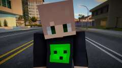 Minecraft Boy Skin 32 für GTA San Andreas