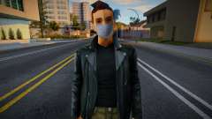 Claude en masque de protection pour GTA San Andreas