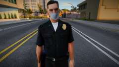 Lapd1 dans un masque de protection pour GTA San Andreas