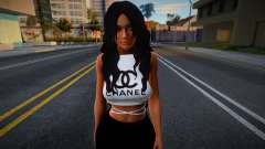 Girl in Chanel Clothes für GTA San Andreas
