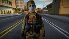 Armée en masque de protection pour GTA San Andreas