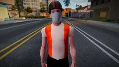 Wmymoun dans un masque de protection pour GTA San Andreas