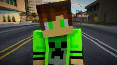 Minecraft Boy Skin 16 für GTA San Andreas