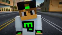 Minecraft Boy Skin 25 für GTA San Andreas