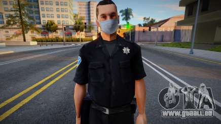 Sfpd1 dans un masque de protection pour GTA San Andreas