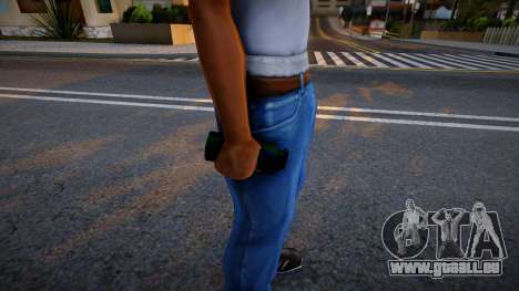 Iridescent Chrome Weapon - Teargas für GTA San Andreas