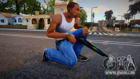 Iridescent Chrome Weapon - Sawnoff für GTA San Andreas