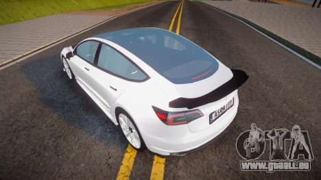 Tesla Model 3 avec tuning pour GTA San Andreas