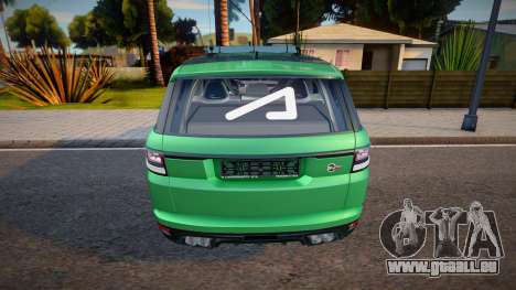 Range Rover Sport SVR 2016 Tun für GTA San Andreas