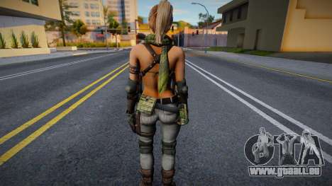 Jolie fille en uniforme pour GTA San Andreas