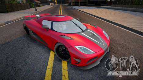 Koenigsegg Agera R (Melon) pour GTA San Andreas