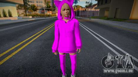 Fille en costume rose pour GTA San Andreas