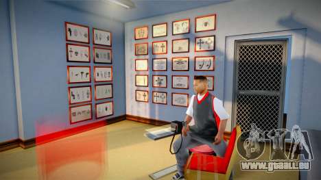 Barber Shop and Tattoos Shop Interior Retexture für GTA San Andreas