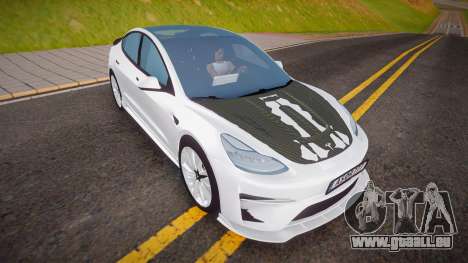 Tesla Model 3 mit Tuning für GTA San Andreas