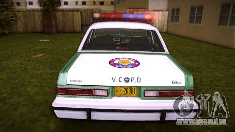 1986 Dodge Diplomat VCPD pour GTA Vice City