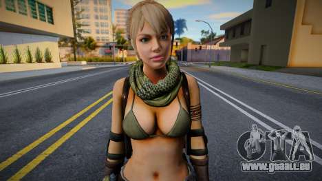 Jolie fille en uniforme pour GTA San Andreas