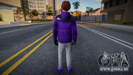 TNF Jacket Kid pour GTA San Andreas