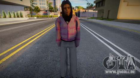 Jolie fille dans une veste rose pour GTA San Andreas