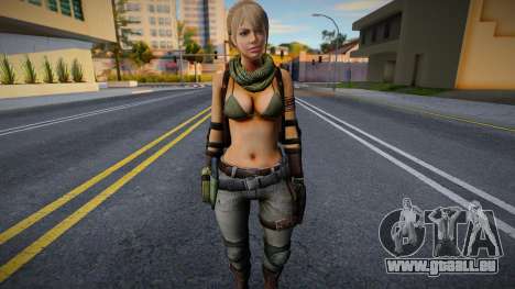 Jolie fille en uniforme pour GTA San Andreas