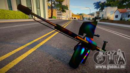 Iridescent Chrome Weapon - Flame für GTA San Andreas