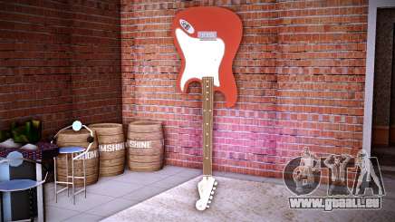 Fender Stratocaster Triple 1 pour GTA Vice City