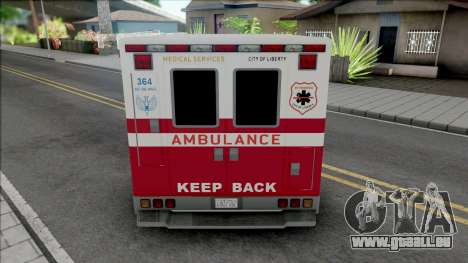 GTA IV Brute Ambulance pour GTA San Andreas