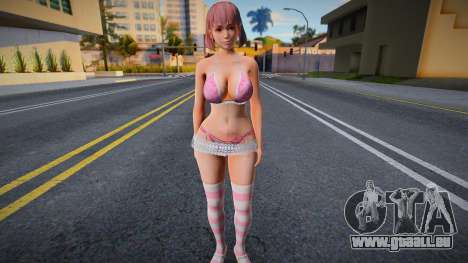 Honoka Pink Lace Dress für GTA San Andreas