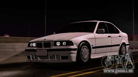BMW 320i E36 White pour GTA San Andreas
