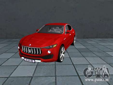 Maserati Levante AM Plates für GTA San Andreas