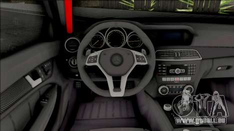 Mercedes-Benz C63 AMG Black Series 2014 LW pour GTA San Andreas