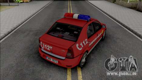 Dacia Logan Smurd für GTA San Andreas