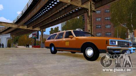 Chevrolet Impala 1985 Station Wagon Taxi pour GTA 4
