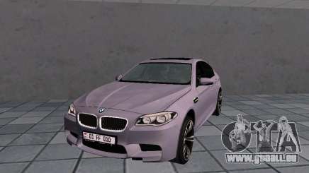 BMW M5 F10 AM Plates pour GTA San Andreas