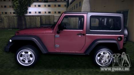 Jeep Wrangler Rubicon 2012 für GTA Vice City