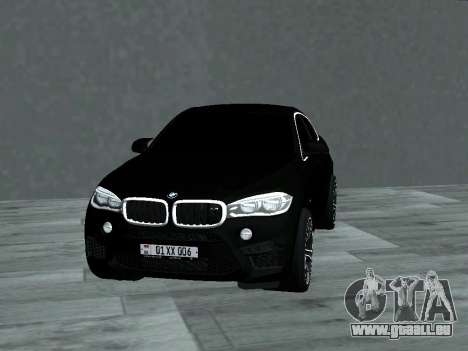 BMW X6M Tinted für GTA San Andreas