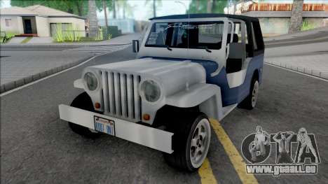 Toyota Owner Type Jeep (Toyota Inspired) pour GTA San Andreas