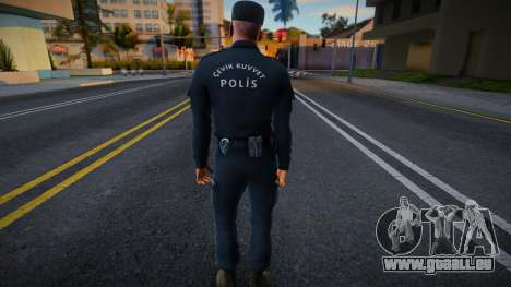 Turkish Police-Superintendent (long sleeves) für GTA San Andreas