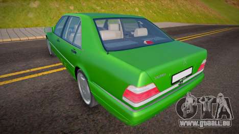 Mercedes-Benz W140 S600L pour GTA San Andreas