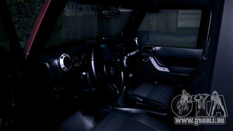 Jeep Wrangler Rubicon 2012 pour GTA Vice City