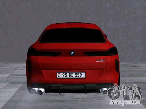 BMW X6 M Competition 2020 pour GTA San Andreas