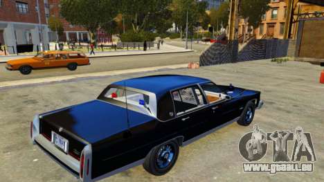 Cadillac Fleetwood Brougham 1985 do FBI für GTA 4