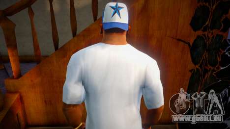 New Backwards B-Ball Cap - blue für GTA San Andreas