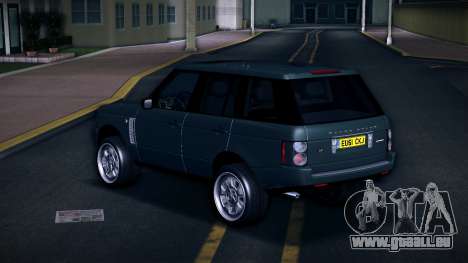 Range Rover Supercharged 2008 (UK Plate) pour GTA Vice City