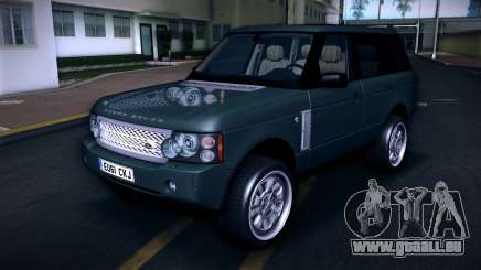 Range Rover Supercharged 2008 (UK Plate) pour GTA Vice City