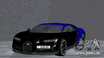 Bugatti Chiron AM Plates für GTA San Andreas