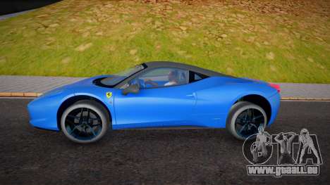 Ferrari 458 Italia (JST Project) für GTA San Andreas
